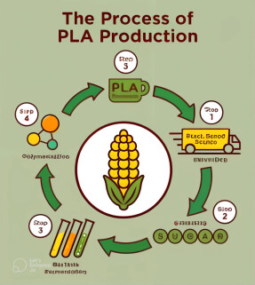 نحوه ی تهیه متریال PLA